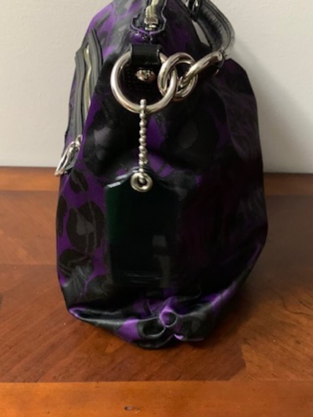 Like New Coach purple Ocelot bag - Picture 4 of 10